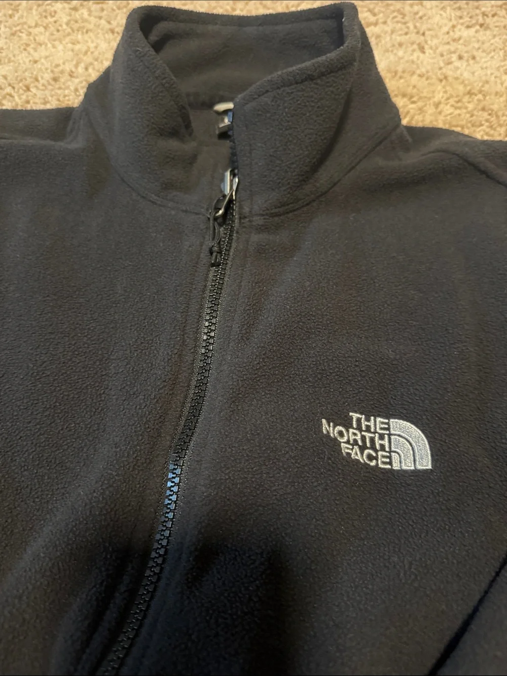 The North Face Black Full-Zip Fleece Jacket
